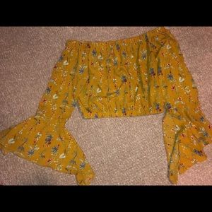 Off shoulder boutique top